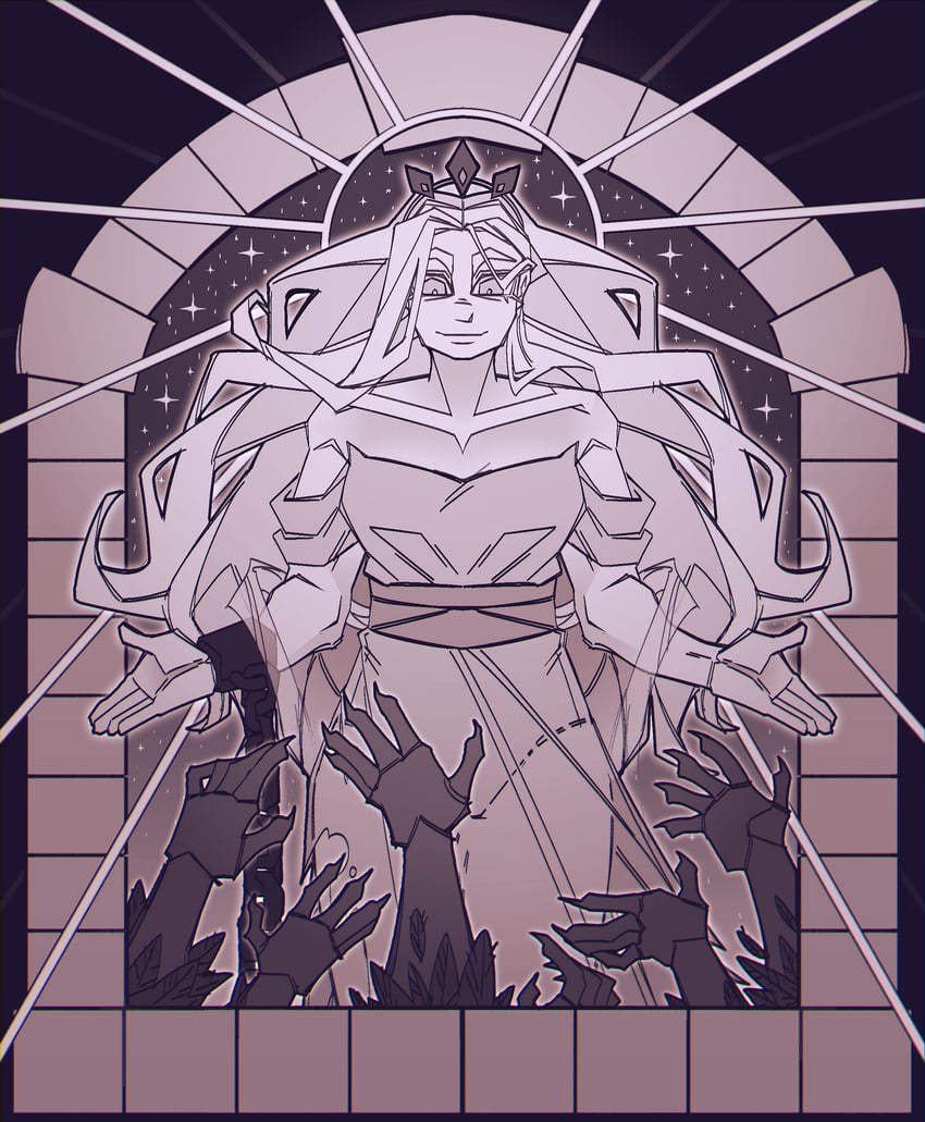 princess, the hero, and the tower (slay the princess) drawn by 0xeyedaisy