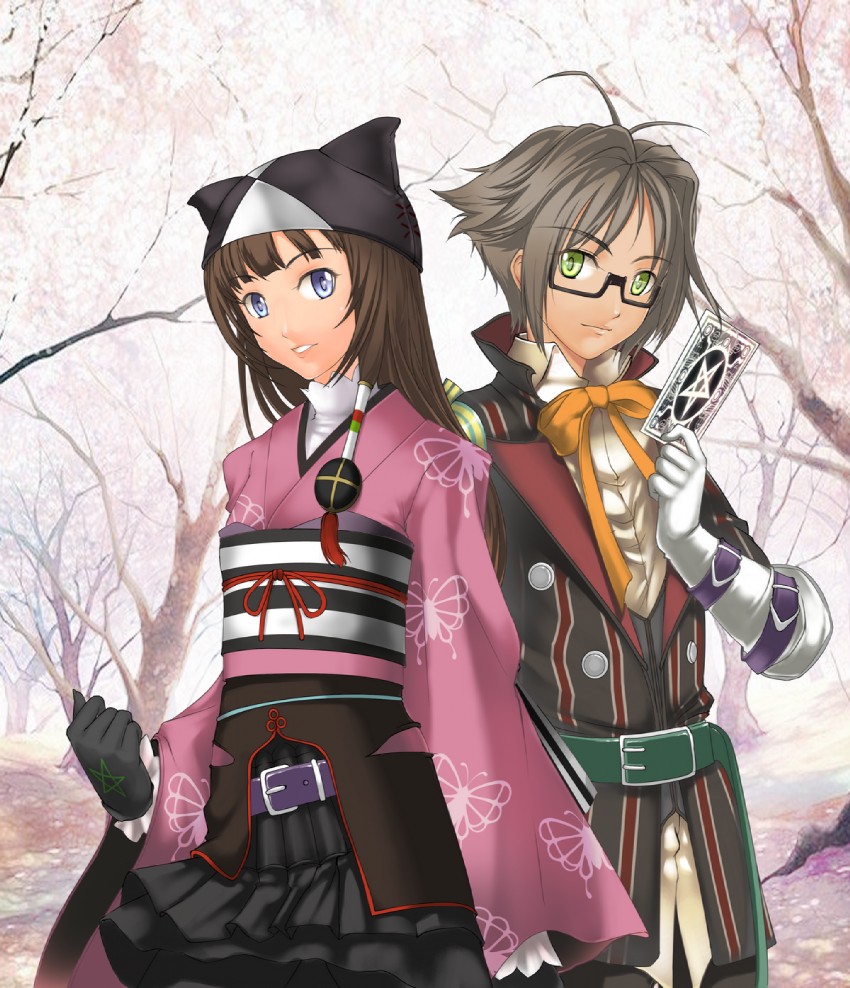 tsukiyumi neon and kurogami sigma (sigma harmonics) drawn by laida
