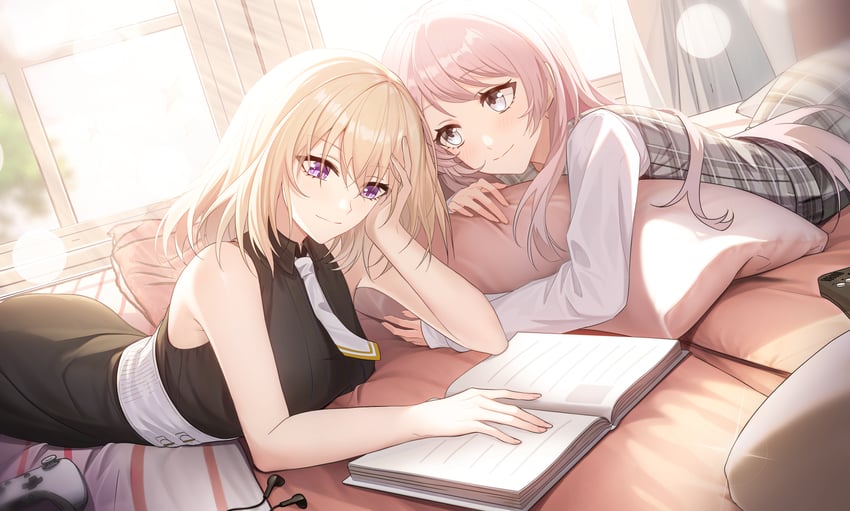 chihaya anon and misumi uika (bang dream! and 1 more)
