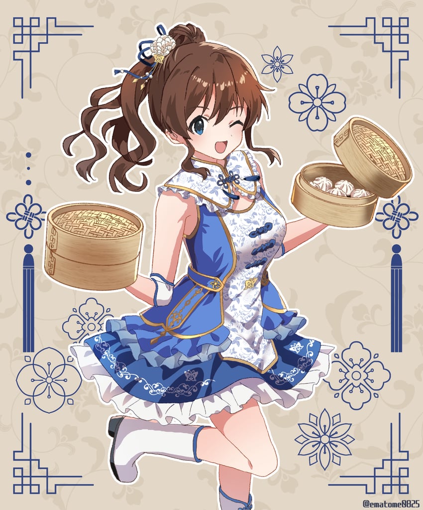satake minako (idolmaster and 2 more) drawn by hikono