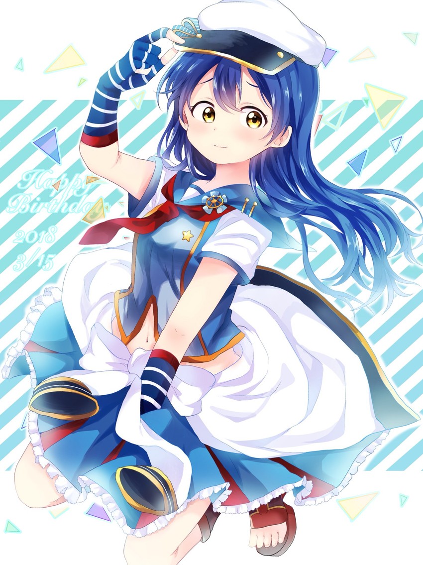 sonoda umi (love live! and 2 more) drawn by makura_(makura0128)