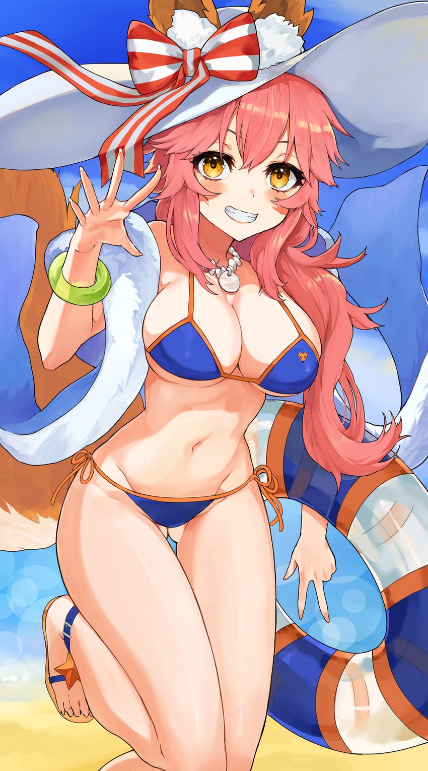 tamamo and tamamo no mae (fate and 1 more) drawn by minus_zero69