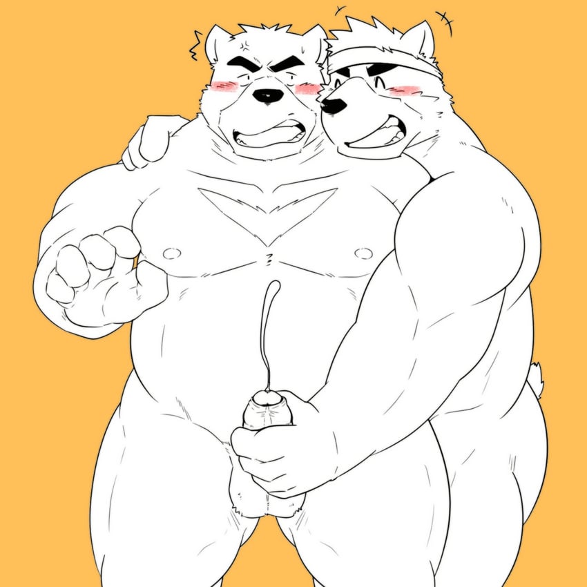 juuichi mikazuki and kenji mikazuki (morenatsu) drawn by donkan_(goujuyu)