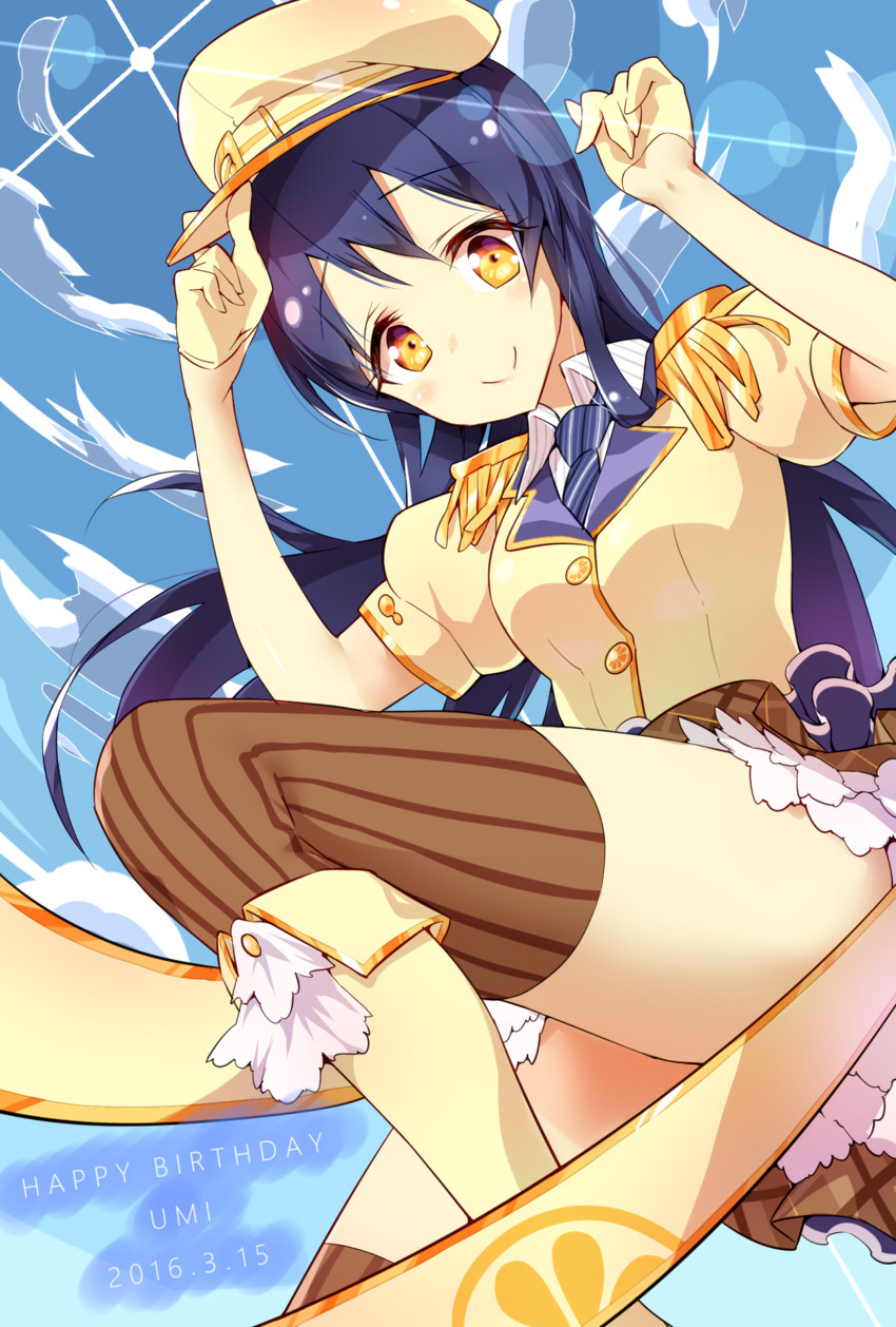 sonoda umi (love live! and 2 more) drawn by engawa_(rarenago)