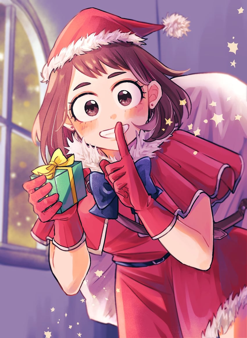 uraraka ochaco (boku no hero academia) drawn by tabetai_omochi
