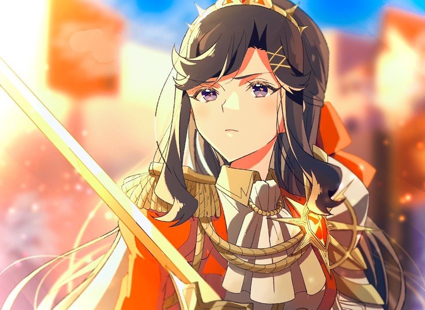 tendou maya (shoujo kageki revue starlight and 1 more) drawn by nijiko_(c2cs4q)