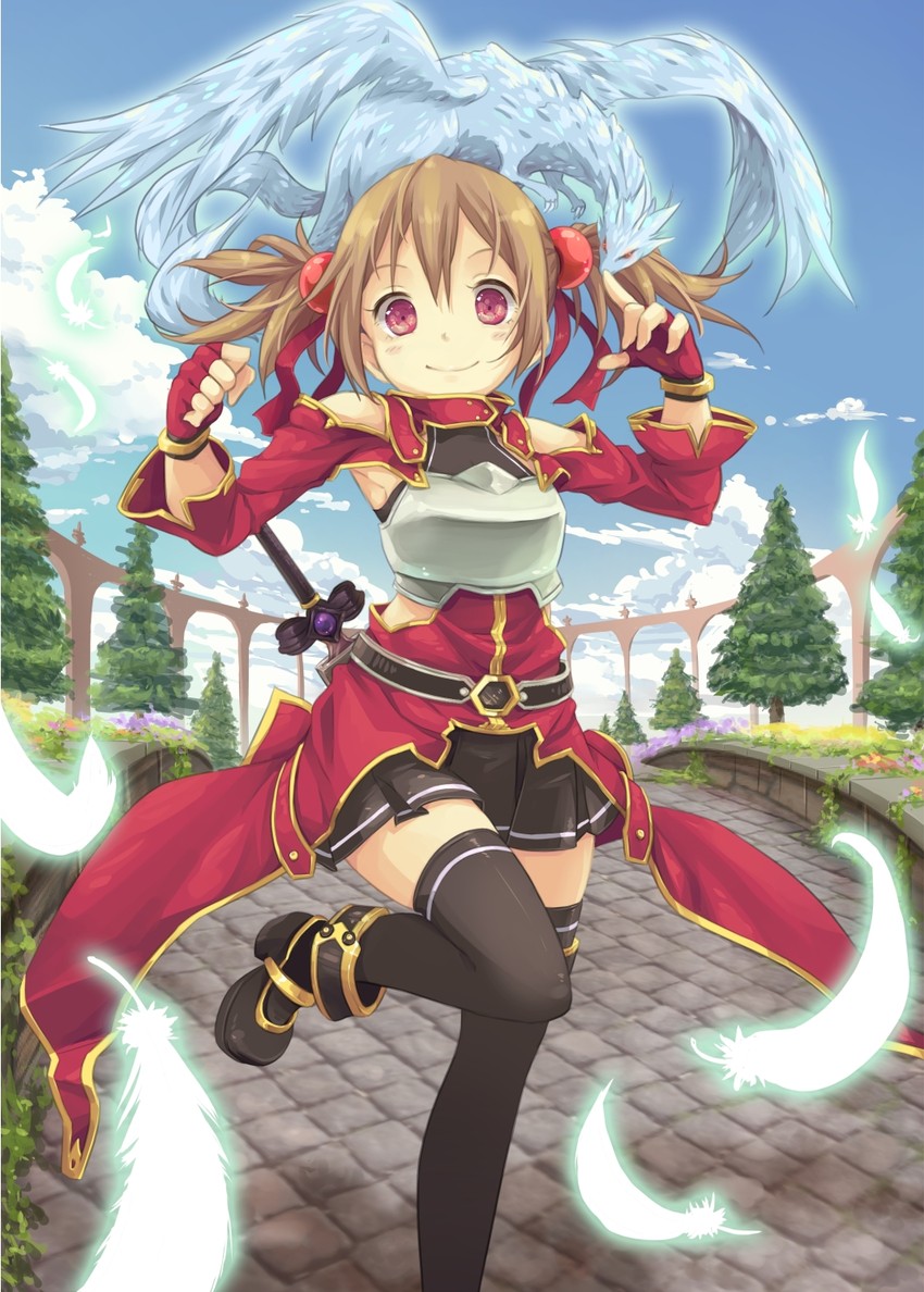 silica and pina (sword art online) drawn by hpflower