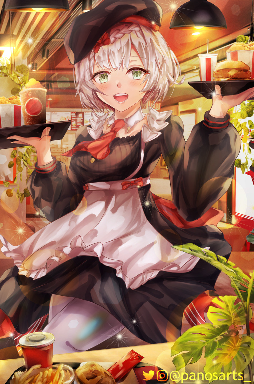 noelle (genshin impact and 1 more) drawn by panosarts