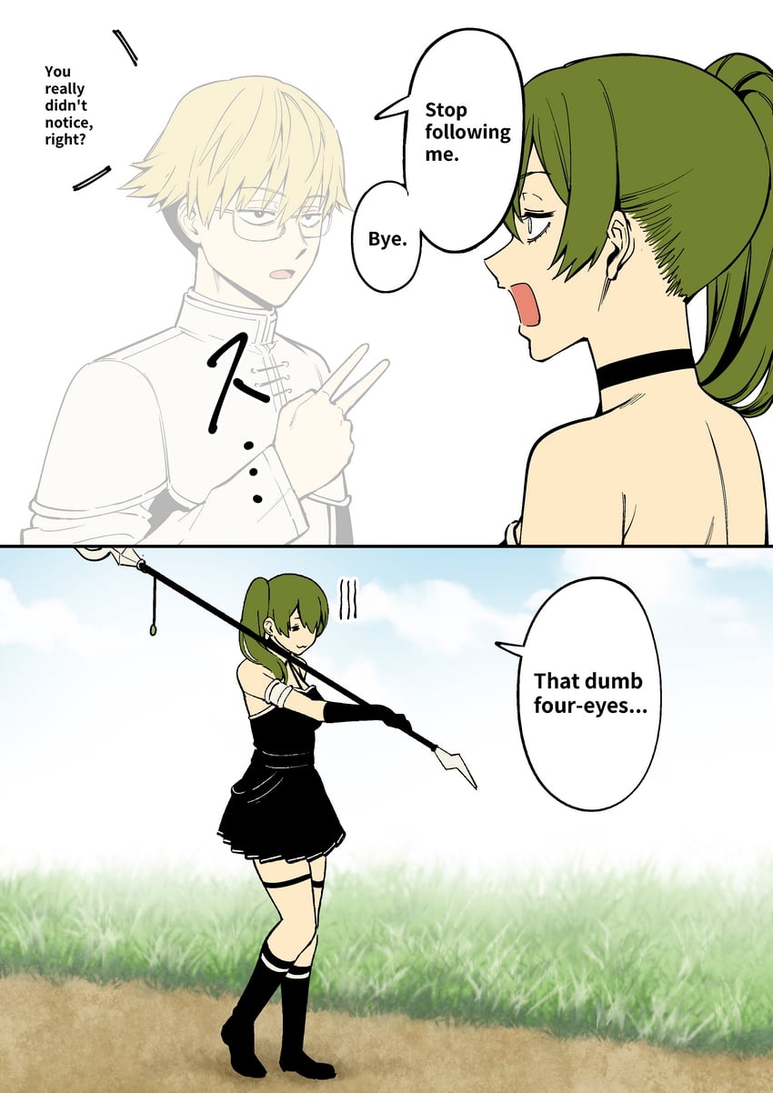 ubel and land (sousou no frieren) drawn by f.w.zholic
