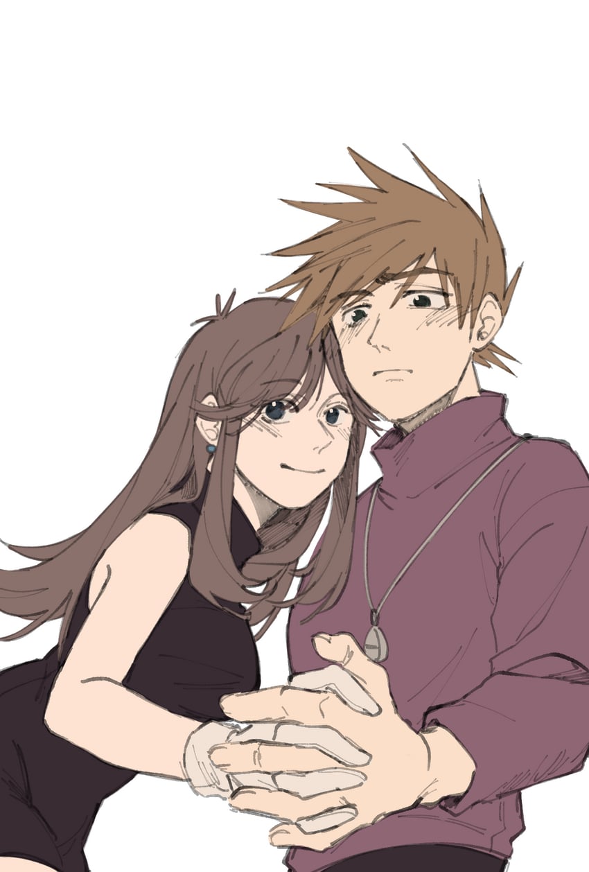 blue oak and green (pokemon and 1 more) drawn by riceball_(gohan_gin)