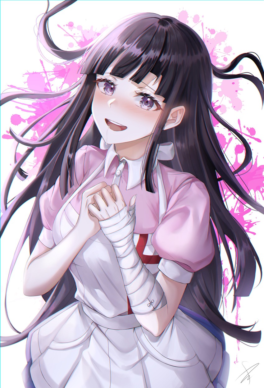 tsumiki mikan (danganronpa and 1 more) drawn by ffflilil