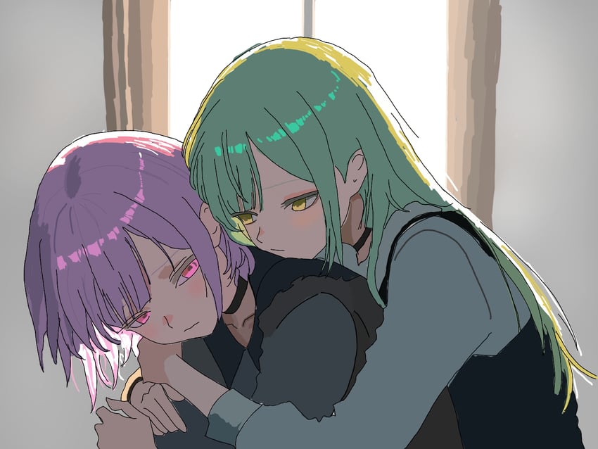 wakaba mutsumi and yuutenji nyamu (bang dream! and 1 more) drawn by zhangji318969