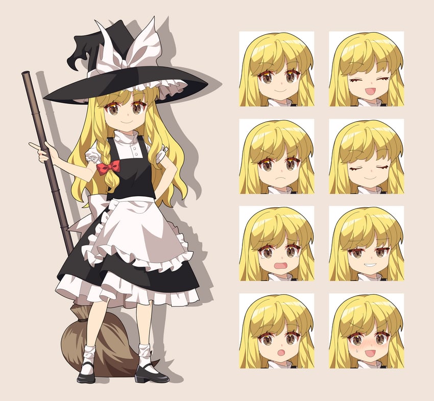 kirisame marisa (touhou) drawn by 4rion
