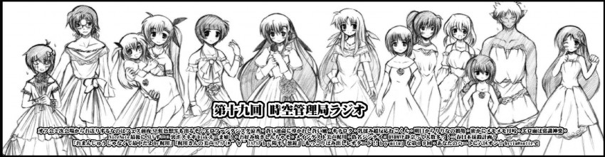 fate testarossa, takamachi nanoha, yagami hayate, vita, vivio, and 8 more (lyrical nanoha and 1 more)