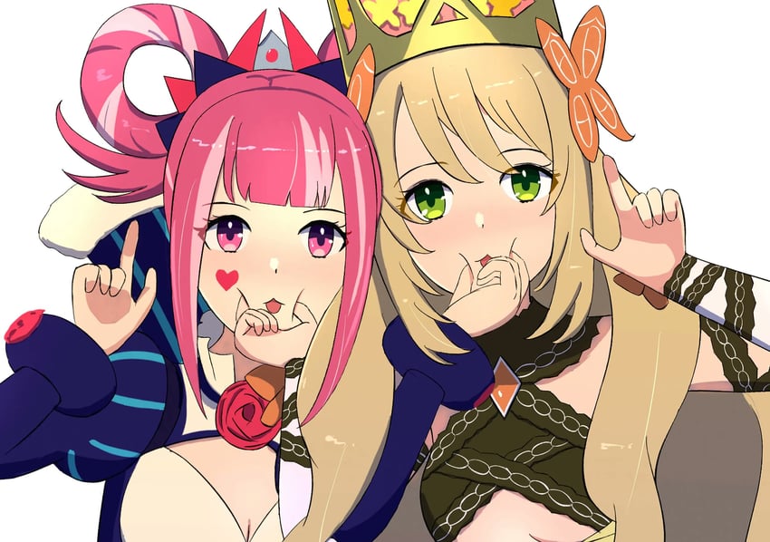 celine and hortensia (fire emblem and 1 more) drawn by mgnk33