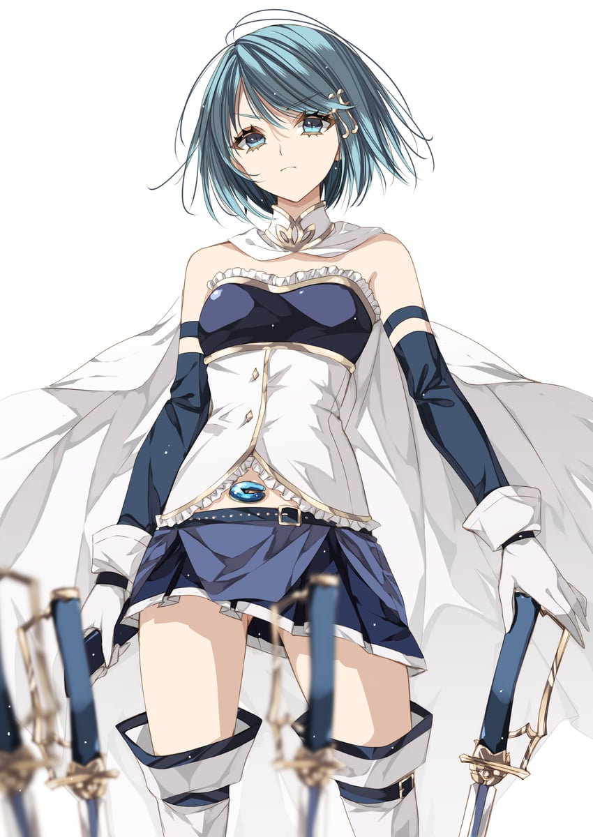 miki sayaka (mahou shoujo madoka magica) drawn by misteor