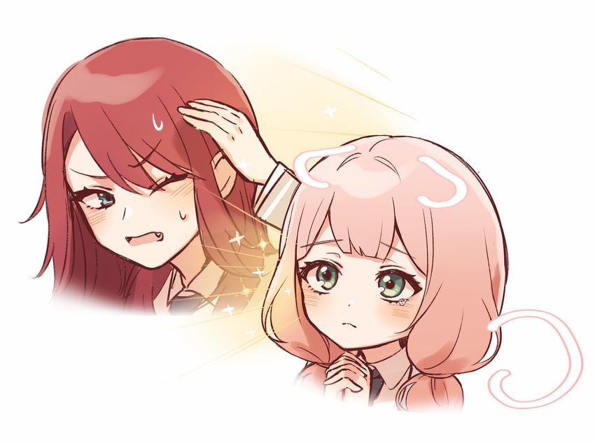 uehara himari and udagawa tomoe (bang dream!) drawn by chi-squared