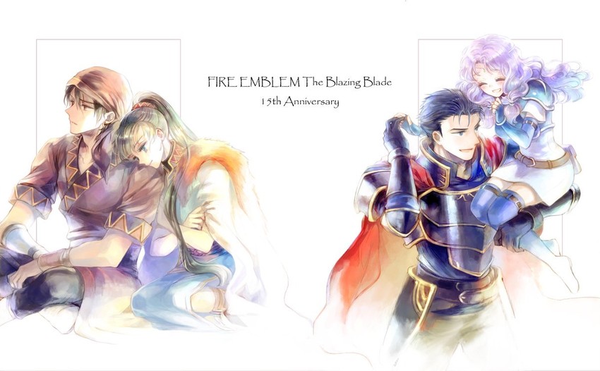 lyn, hector, florina, and rath (fire emblem and 1 more) drawn by kuzumosu