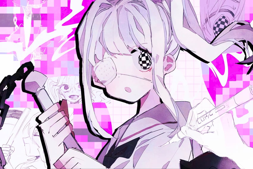 nouten nozomi (iyowa girls and 1 more) drawn by hinoki_(yesfish1117)