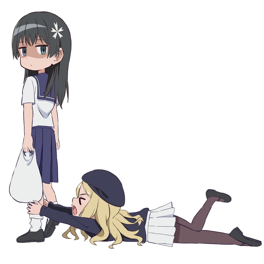 saten ruiko and frenda seivelun (toaru majutsu no index and 2 more) drawn by pension_z