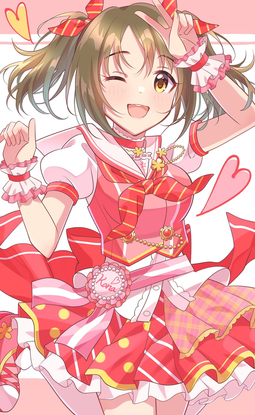 imai kana (idolmaster and 1 more) drawn by hakkaumai