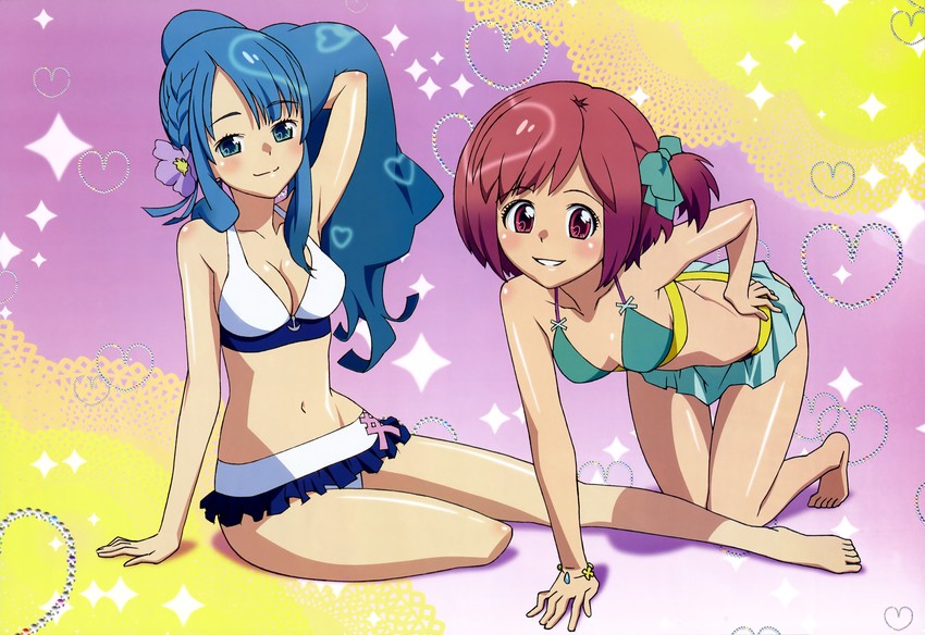 sono chieri and motomiya nagisa (nyantype and 1 more) drawn by sai_fumihide