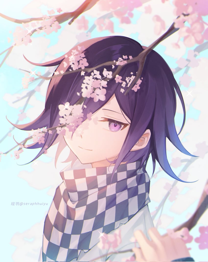 oma kokichi (danganronpa and 1 more) drawn by ewa_(seraphhuiyu)