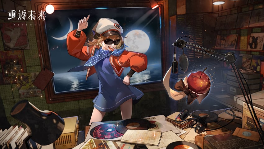 regulus and apple (reverse:1999) drawn by bijian_de_linghun
