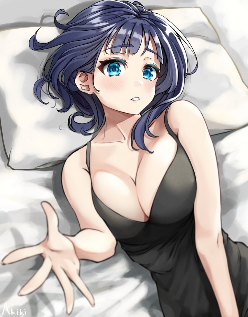 asaka karin (love live! and 1 more) drawn by akiki_(kiki)