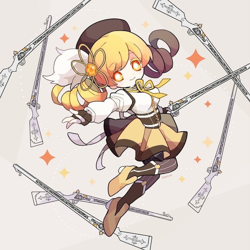 tomoe mami (mahou shoujo madoka magica) drawn by nonokusu_(no2xnox)