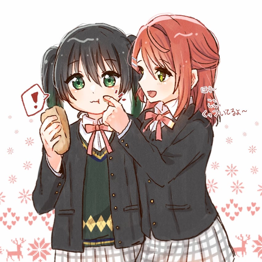 uehara ayumu and takasaki yu (love live! and 1 more) drawn by yoon_(yoon_lovelive)