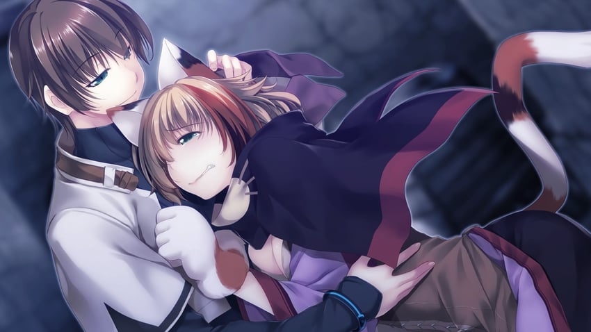 alto travers and feline sora (wizards symphony) drawn by atelier-moo