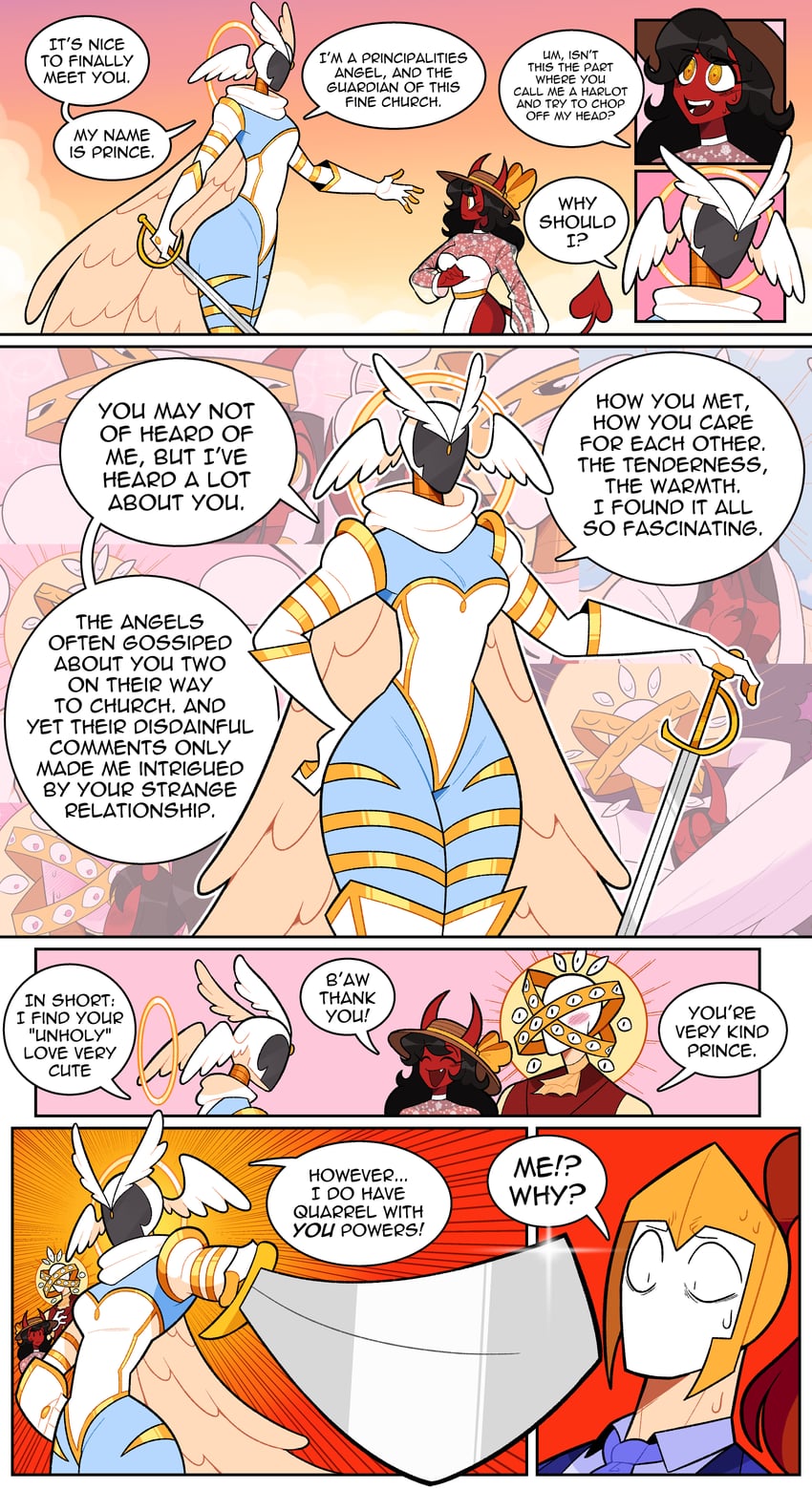 lili, sera, prince, and powers (original) drawn by idolomantises