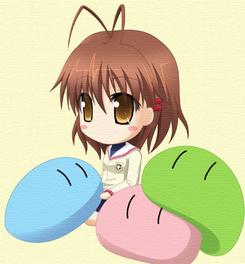 furukawa nagisa (clannad and 1 more) drawn by anni_minto