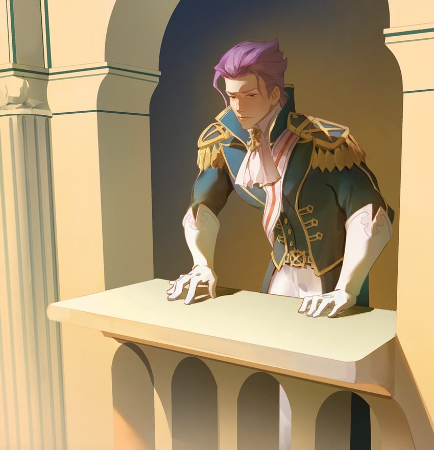 barok van zieks (ace attorney and 1 more) drawn by erquanquan