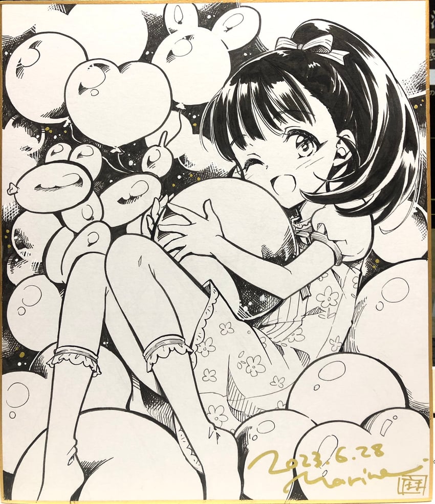 fukuyama mai (idolmaster and 1 more) drawn by marine_(confeitokobo)