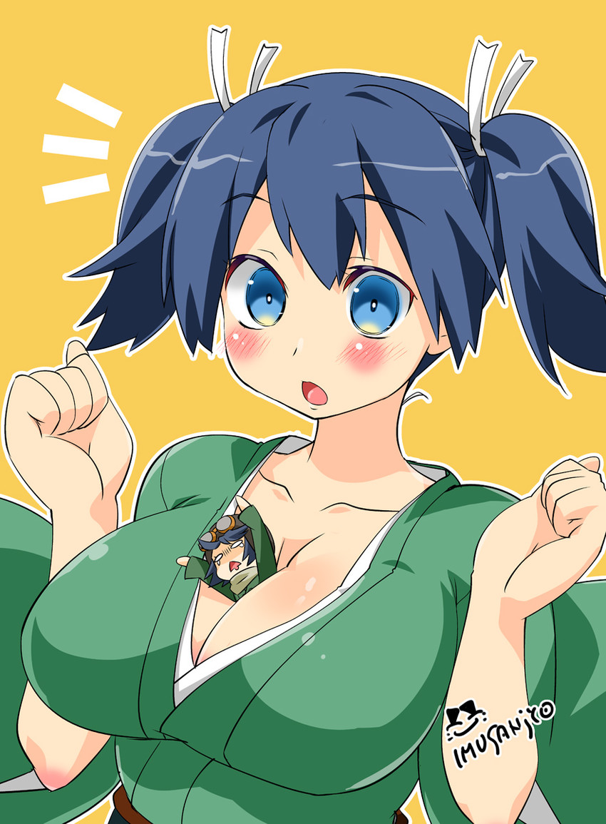 souryuu, fairy, and type 99 dive bomber fairy (kantai collection) drawn by imu_sanjo