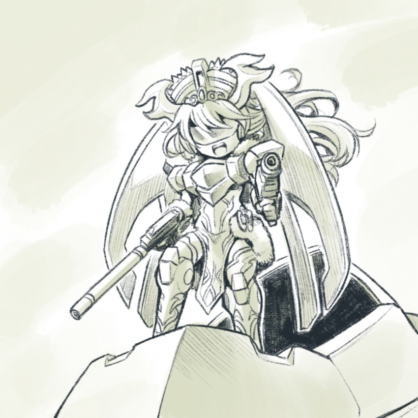 sakuya, alvaaron, and alvatore (gundam and 2 more) drawn by kato_takuji
