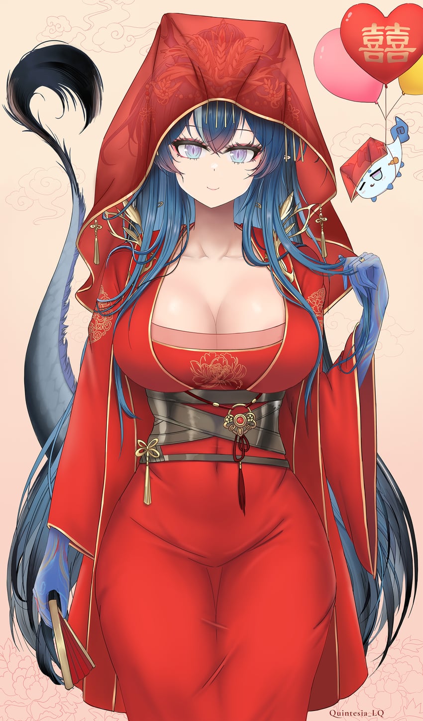 ling and harbin (arknights and 1 more) drawn by quintesia_lq