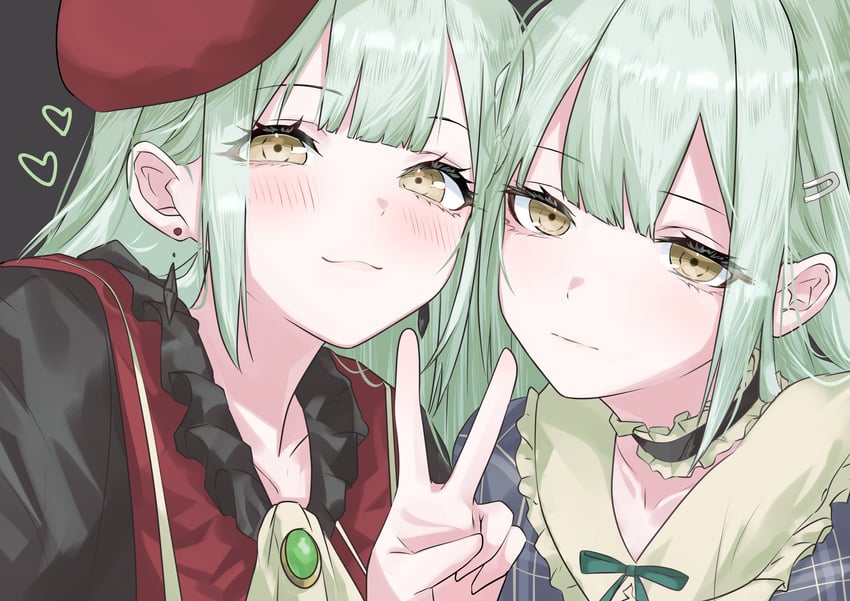 wakaba mutsumi and mortis (bang dream! and 1 more) drawn by houji_tea_latte