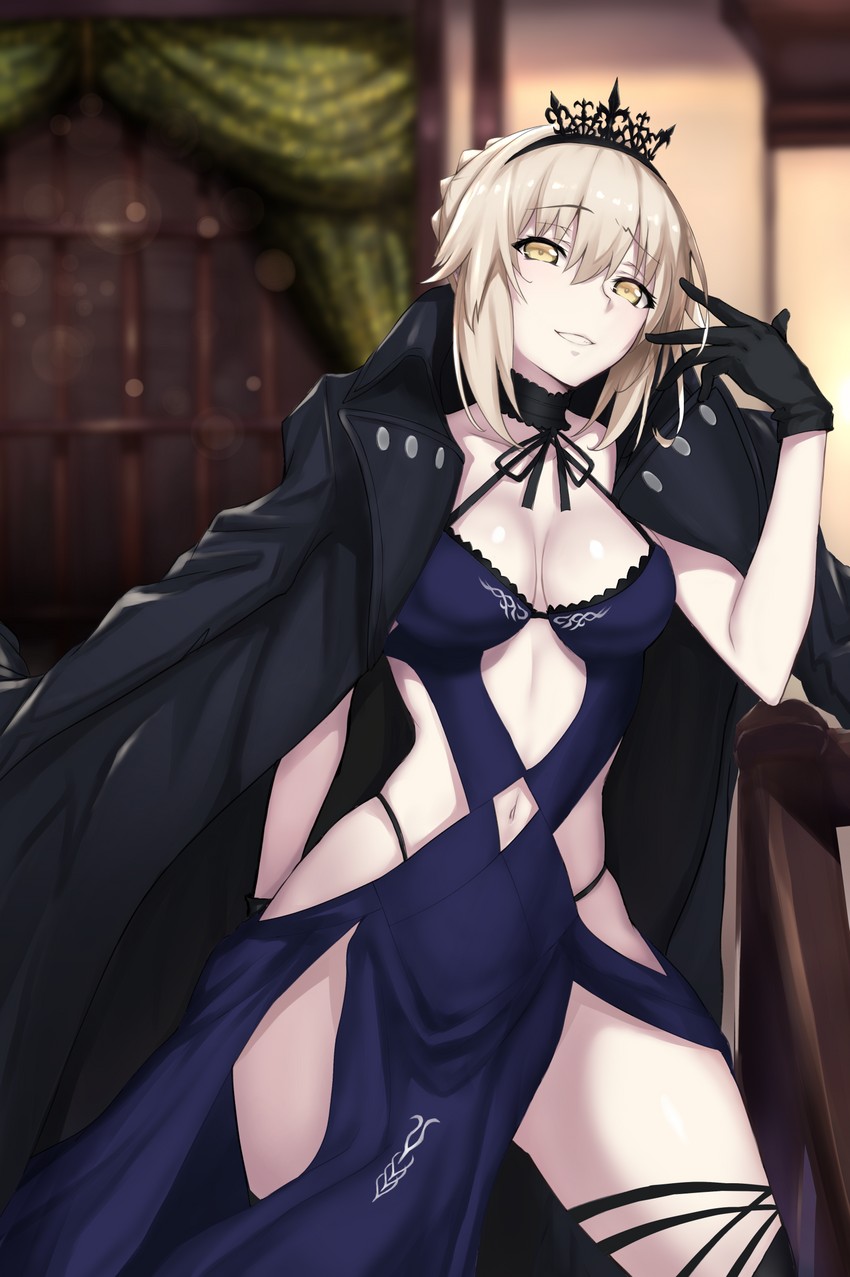 artoria pendragon and saber alter (fate and 1 more) drawn by akatsuki_ikki