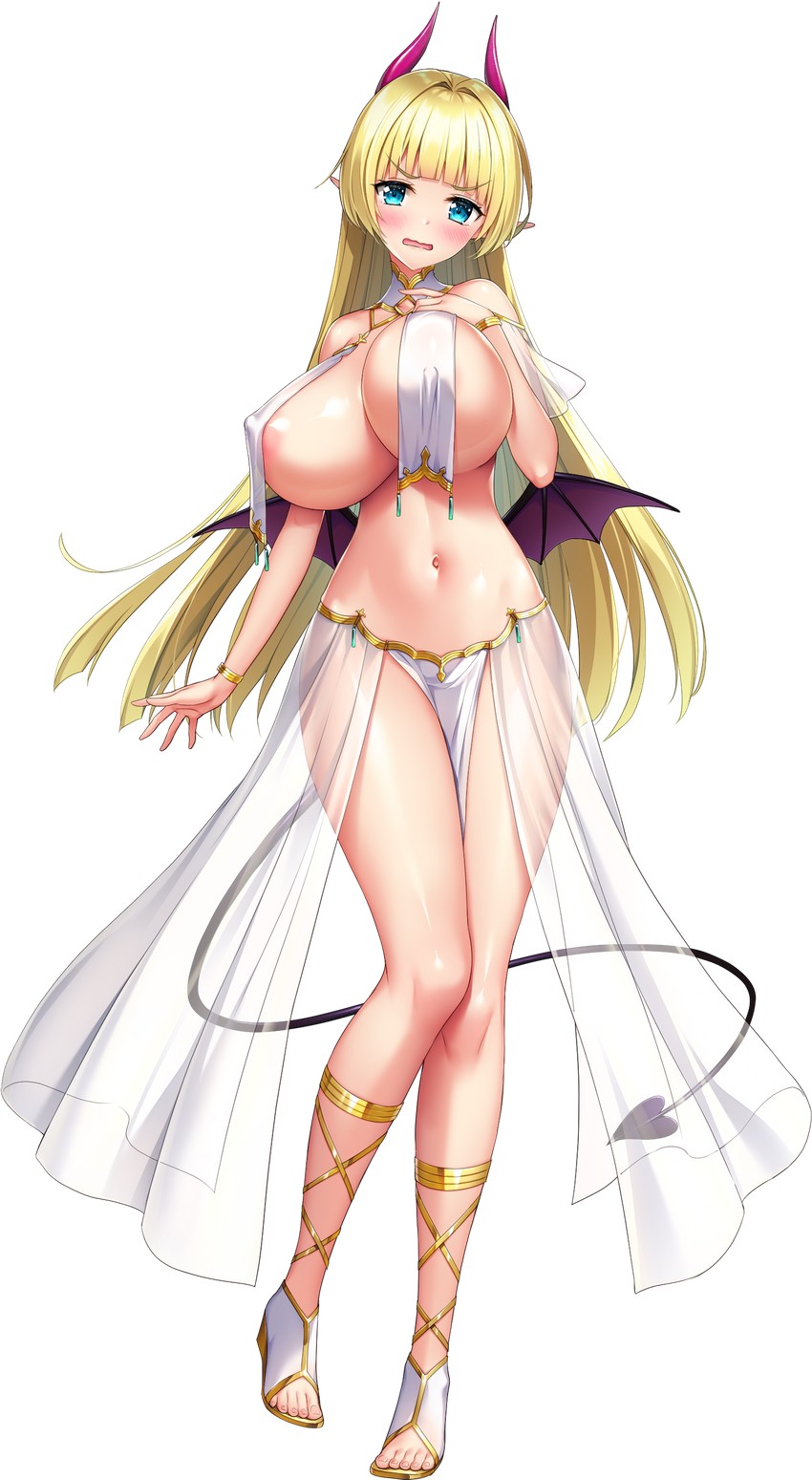 elze eve dianta (motto! haramase! honoo no oppai isekai chou ero succubus gakuen!) drawn by derauea