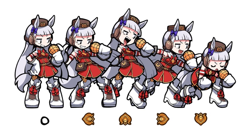 gold ship (umamusume and 1 more) drawn by enoki_art