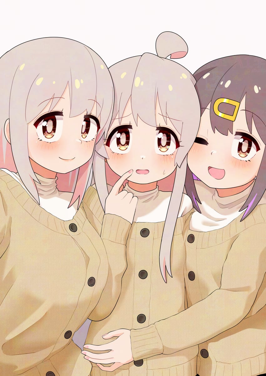 oyama mahiro, oyama mihari, and oyama matsuri (onii-chan wa oshimai!) drawn by happyundergate
