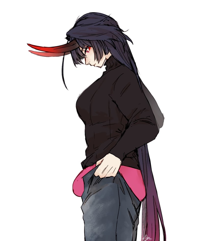 raiden mei (honkai and 1 more) drawn by cloud_ya