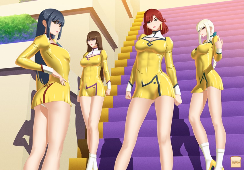 golden delmo, rie petoriyacowa, tonia, bianca, and sania (aika and 1 more) drawn by anak-ng-tinapay