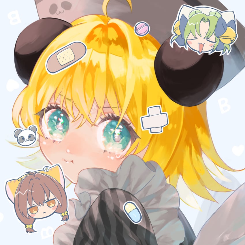 dejiko, puchiko, and piyoko (di gi charat) drawn by 58_(scbaby)