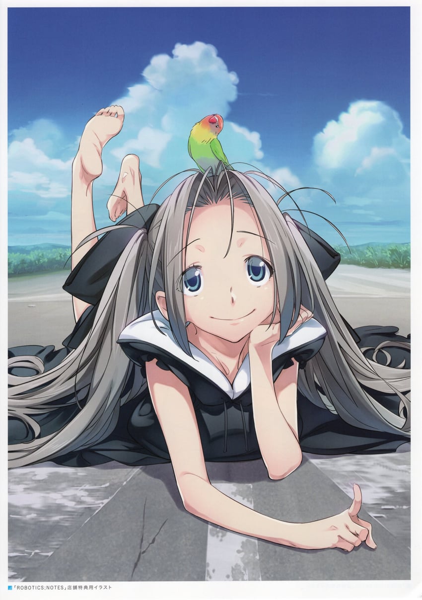 yukifune airi and tarou (robotics;notes) drawn by fukuda_tomonori