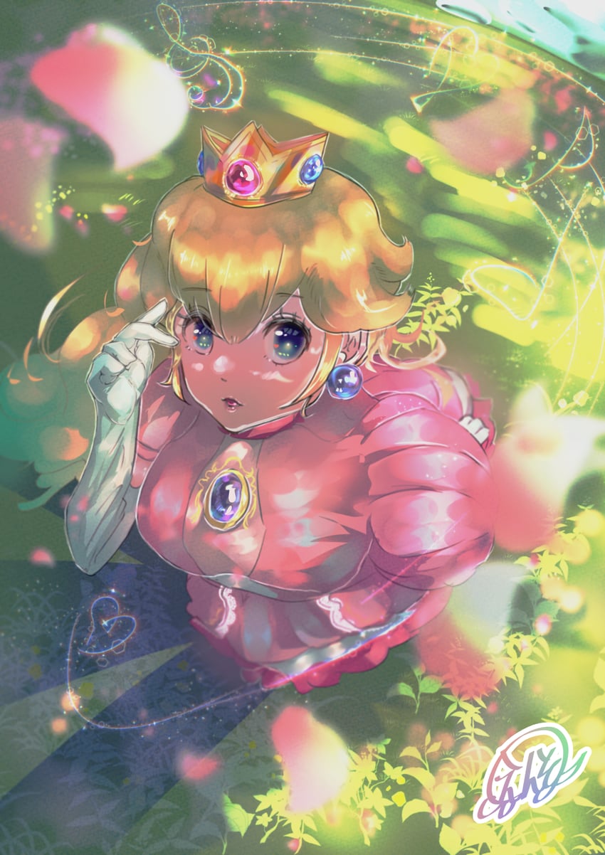 princess peach (mario and 1 more) drawn by enso_turtle