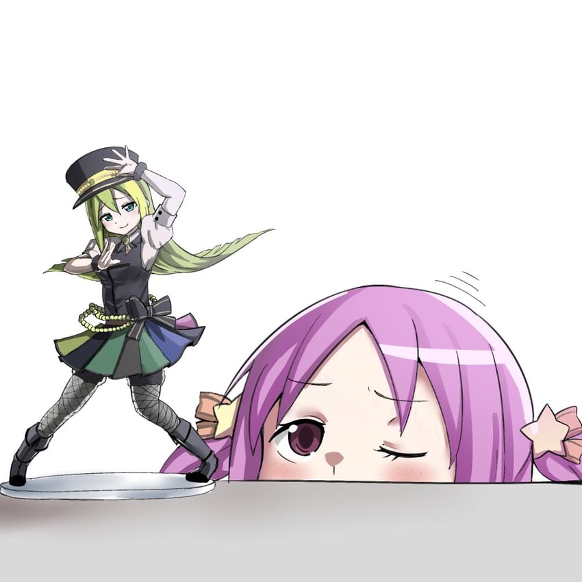alina gray and misono karin (mahou shoujo madoka magica and 1 more) drawn by misaho_mi
